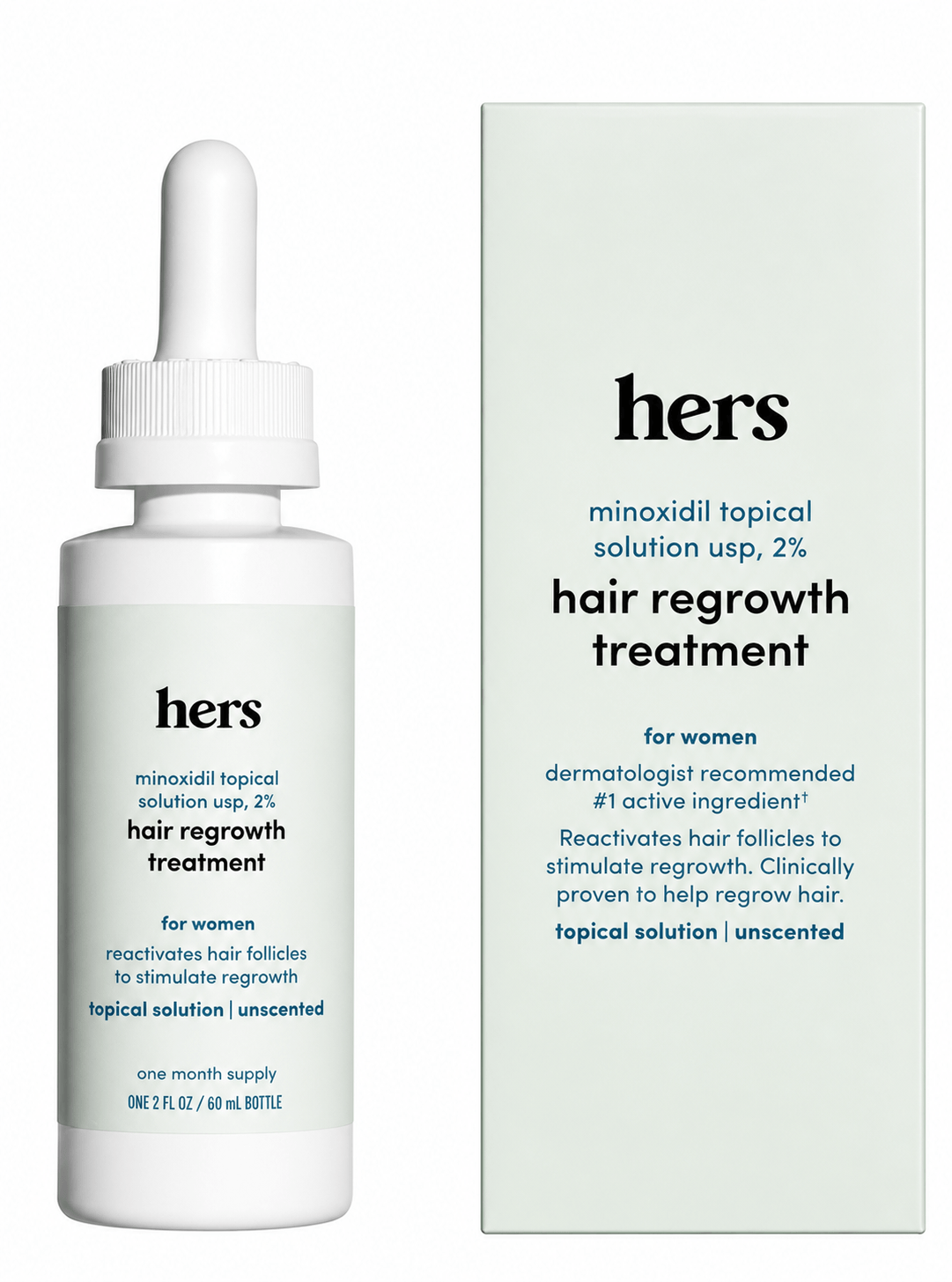 hers Minoxidil 5% Hair Regrowth Treatment for Women